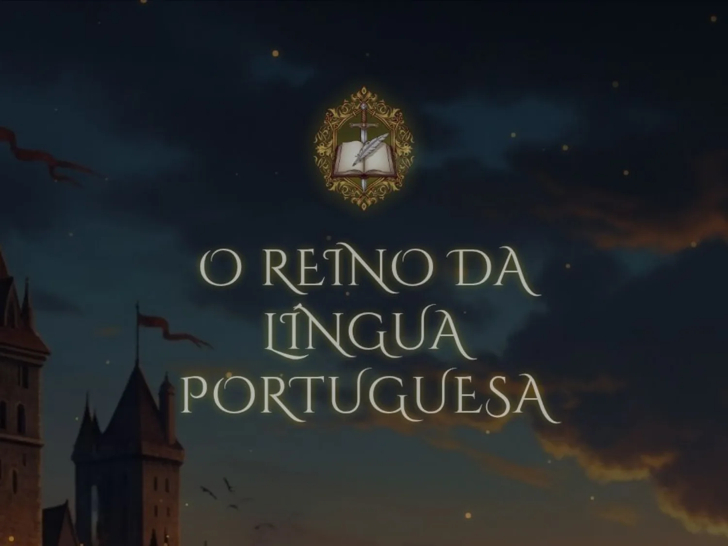 Arte de portada de O Reino da Língua Portuguesa